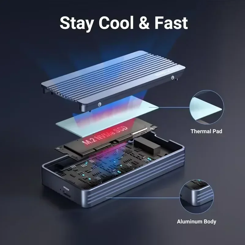 ACASIS 40Gbps M.2 NVMe SSD Enc - Usb4 40Gbps External Ssd 8Tb 评论和价格
