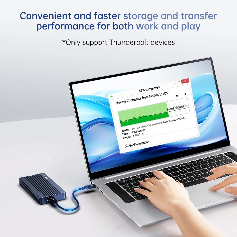 ACASIS 40Gbps M.2 NVMe SSD Enc - 8Tb M2 Nvme Ssd 评论和价格