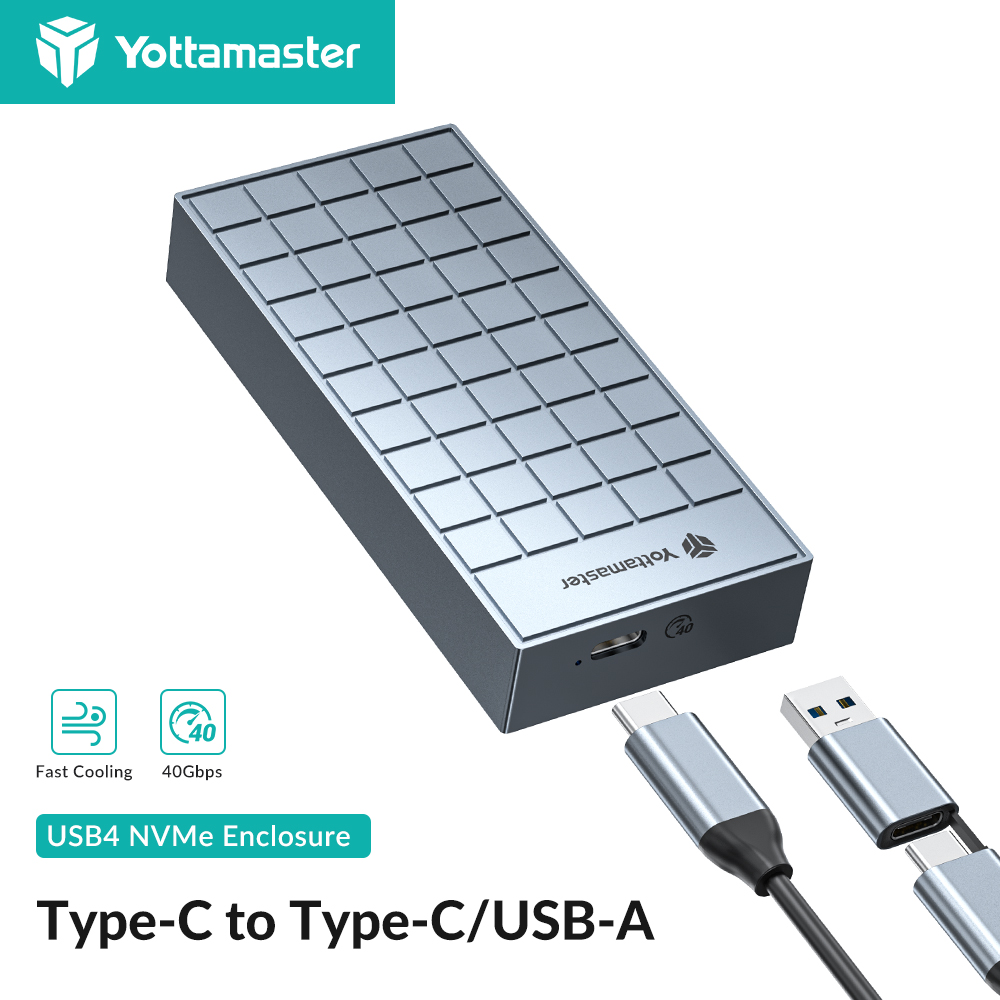 Yottamaster 40Gbps M.2 NVMe SS - Thunderbolt 4 External Ssd 4Tb 评论和价格